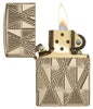 Front view of the Luxury Diamond Design open and lit