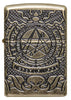 Front view of Armor® Antique Brass Book of the Dead
