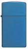 Front view of High Polish Blue Finish with Slim Case.