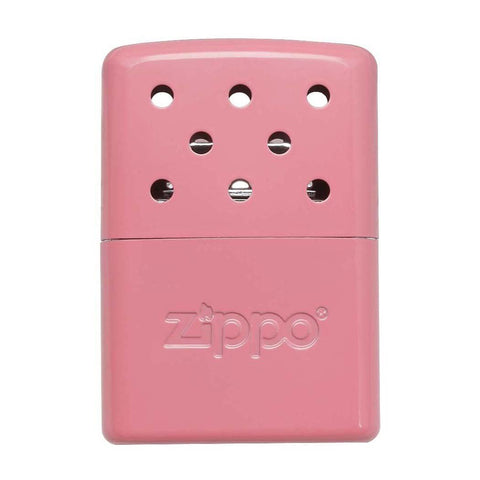 Front of Pink 6-Hour Refillable Hand Warmer