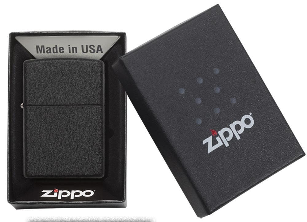 Classic Black Crackle® Windproof Lighter | Zippo USA