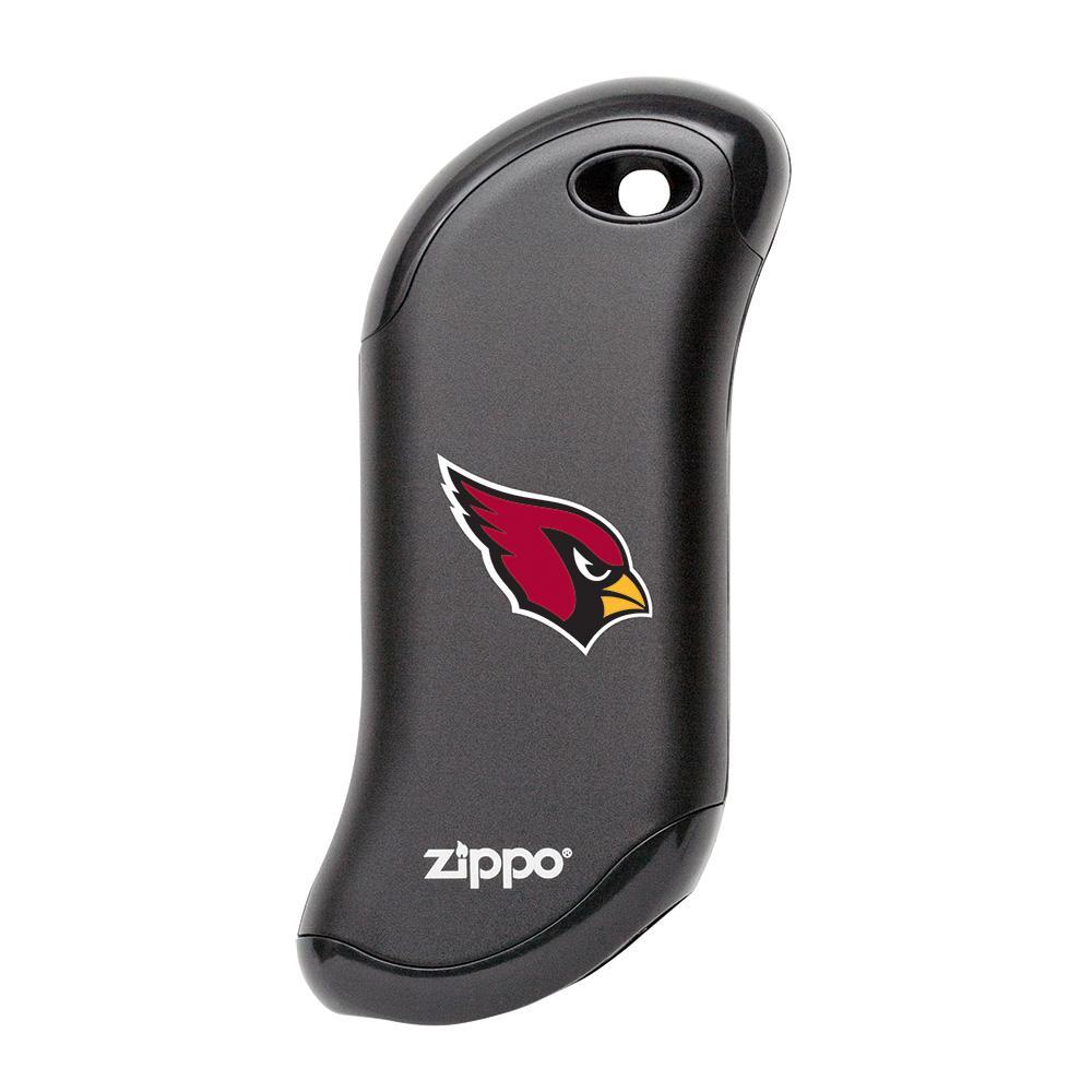 Front of black NFL Arizona Cardinals: HeatBank 9s Rechargeable Hand Warmer