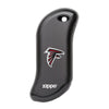 Front of black NFL Atlanta Falcons: HeatBank 9s Rechargeable Hand Warmer