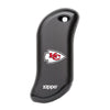 Front of black NFL Kansas City Chiefs: HeatBank 9s Rechargeable Hand Warmer