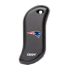 Front of black NFL New England Patriots: HeatBank 9s Rechargeable Hand Warmer