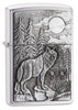 Front shot of Timberwolves Windproof Lighter standing at a 3/4 angle