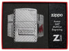 Zippo Bolts Design Windproof Lighter in its packaging