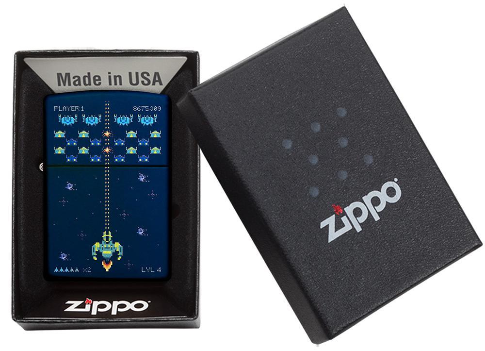 Pixel Game Design Windproof Zippo USA