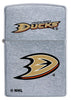 Front of ©NHL Anaheim Ducks Street Chrome™ Windproof Lighter