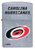 Front of ©NHL Carolina Hurricanes Street Chrome™ Windproof Lighter