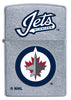 Front of ©NHL Winnipeg Jets Street Chrome™ Windproof Lighter