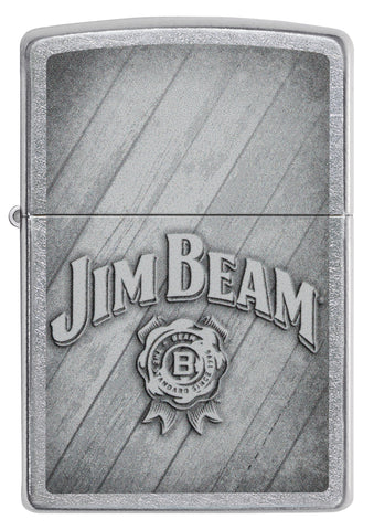 Front view of Jim Beam® Since 1795 Street Chrome™ Windproof Lighter.