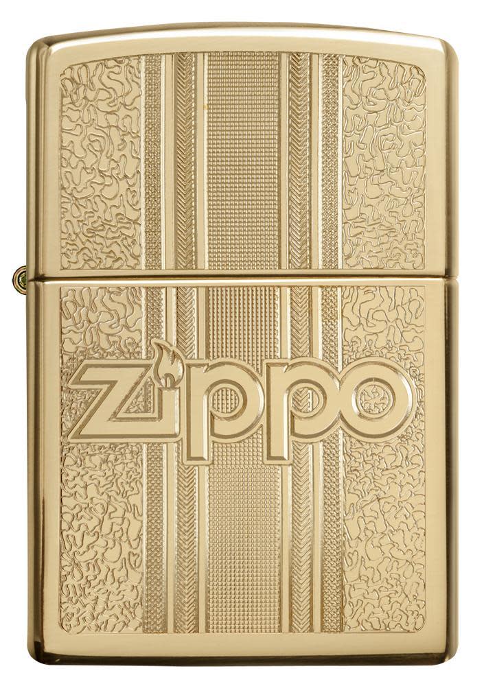 Front view of the Zippo and Pattern Design