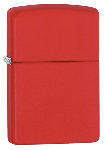 Zippo Red Box Top Design Metallic Red Windproof Lighter
