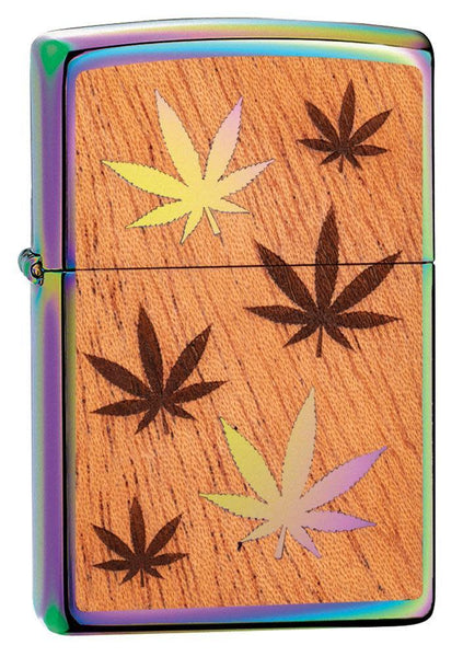 WOODCHUCK USA Mountains Brushed Chrome Windproof Lighter