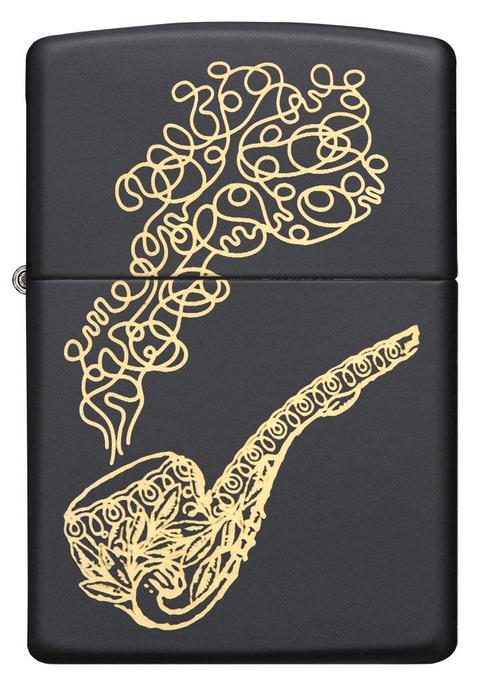 Front shot of Pipe & Smoke Windproof Lighter 