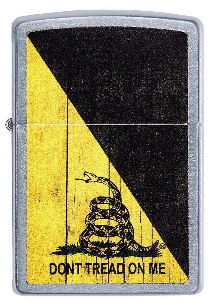 Front view of the Don't Tread on Me Lighter