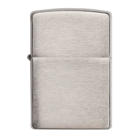 Front view of the Brushed Chrome Lighter 