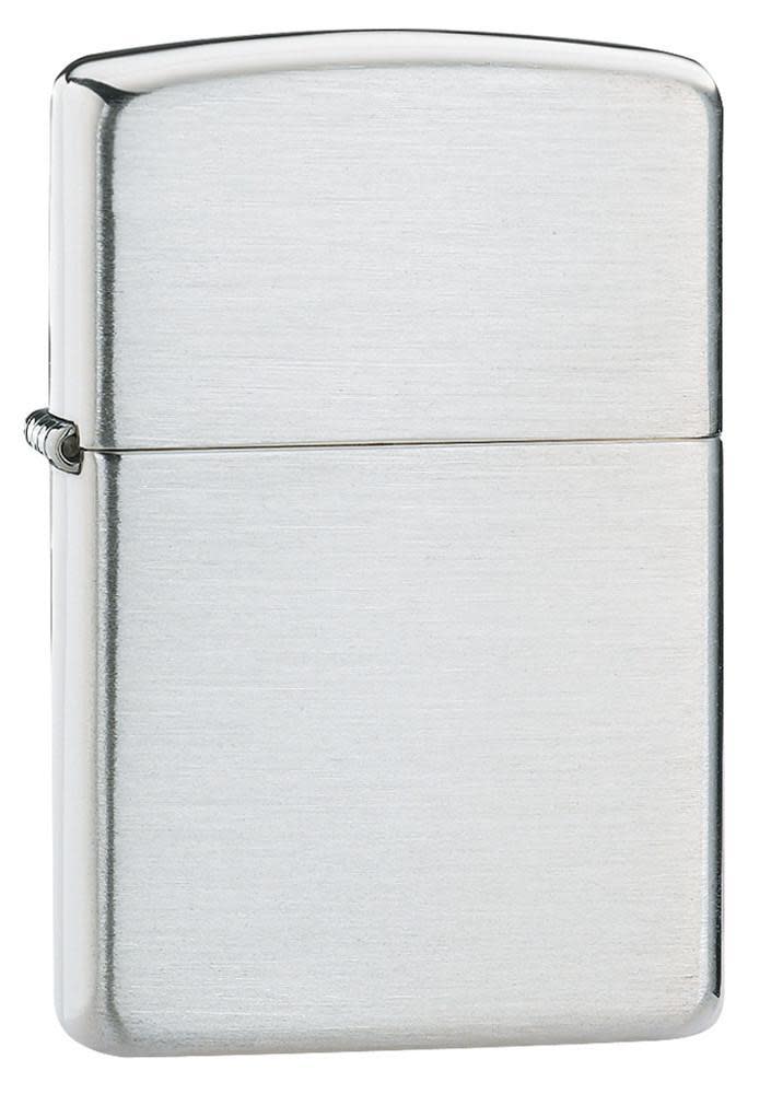 Zippo Bimetal Case Lighter - Sterling Silver Lid Windproof Lighter