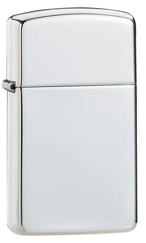 Front view of the Sterling Silver Slim Lighter shot at a 3/4 catalog angle
