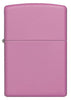 Front shot of Classic Matte Pink Windproof Lighter 