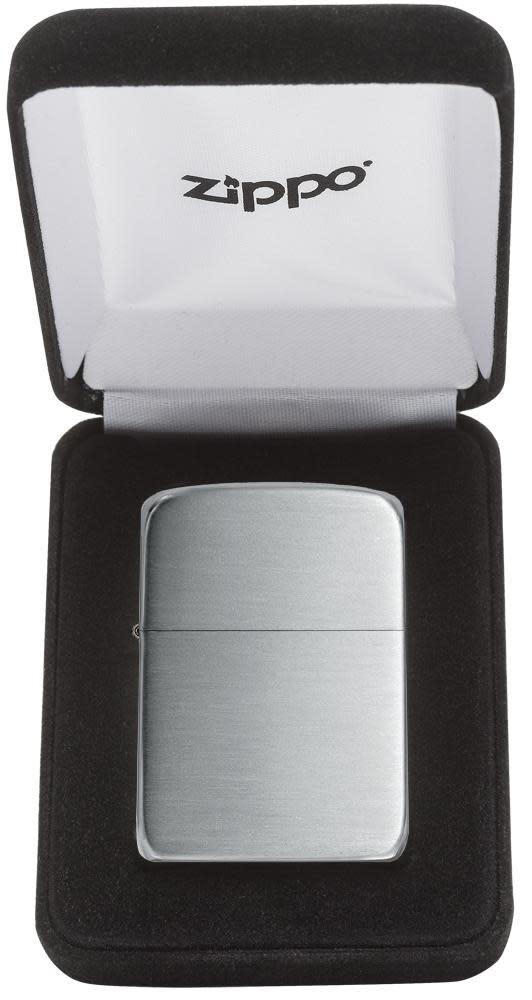 Hand Satin Sterling Silver 1941 Replica Lighter | Zippo USA