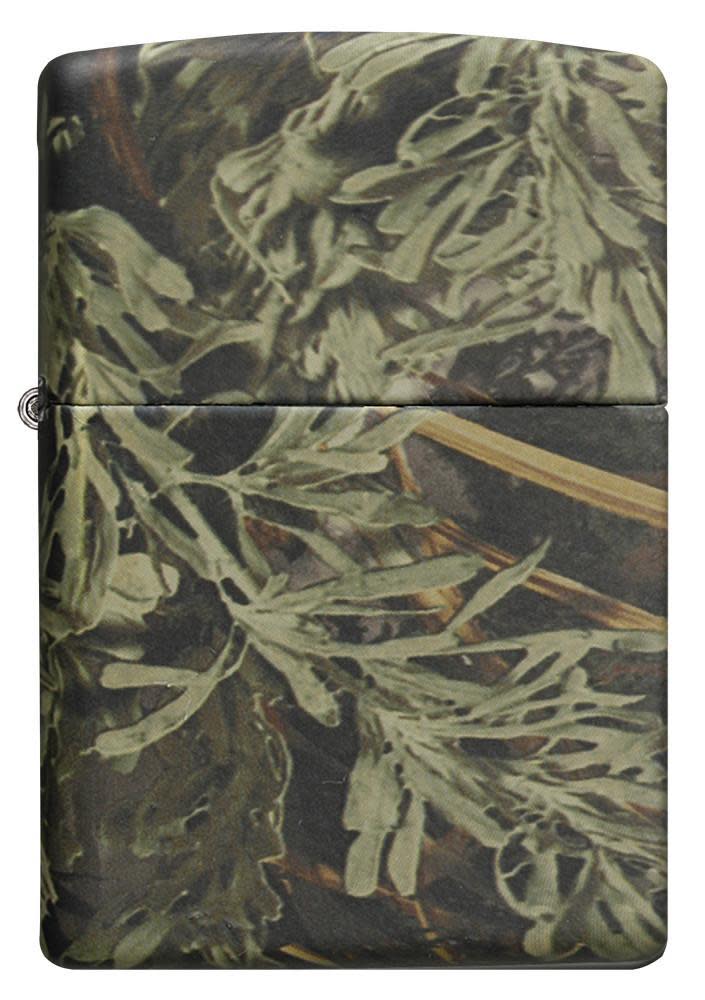 Front view of the Zippo Realtree Pattern Lighter