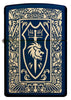 Front shot of Heraldic Crest Design Windproof Lighter 