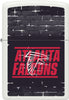 Front shot of NFL Draft Atlantic Falcons Windproof Lighter.