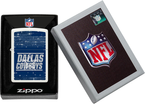 NFL Draft Dallas Cowboys Windproof Lighter in its packaging.
