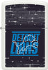 Front shot of NFL Draft Detroit Lions Windproof Lighter.