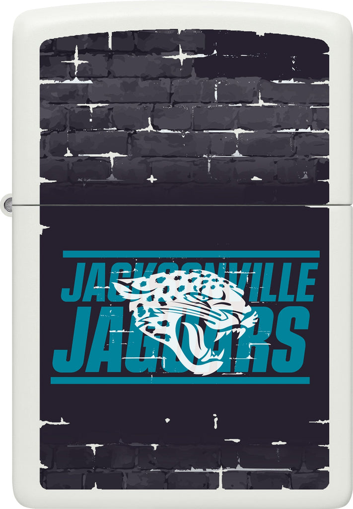 Front shot of NFL Draft Jacksonville Jaguars Windproof Lighter.