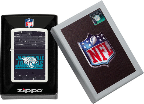 NFL Draft Jacksonville Jaguars Windproof Lighter in its packaging
