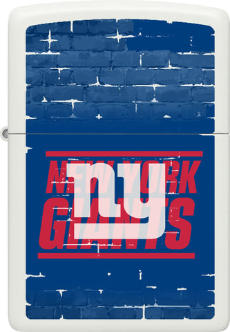Front shot of NFL Draft New York Giants Windproof Lighter.