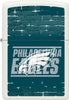 Front shot of NFL Draft Philadelphia Eagles Windproof Lighter.