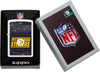 NFL Draft Pittsburgh Steelers Windproof Lighter in its packaging.