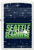 Front shot of NFL Draft Seattle Seahawks Windproof Lighter.