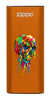 Front of Paint Splatter Skull: Orange HeatBank® 3-Hour Rechargeable Hand Warmer