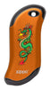 Front of Chinese Dragon: Orange HeatBank® 9s Rechargeable Hand Warmer