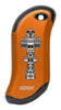 Front of Totem Pole: Orange HeatBank® 9s Rechargeable Hand Warmer