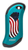 Front of American Flag: Blue HeatBank® 9s Rechargeable Hand Warmer