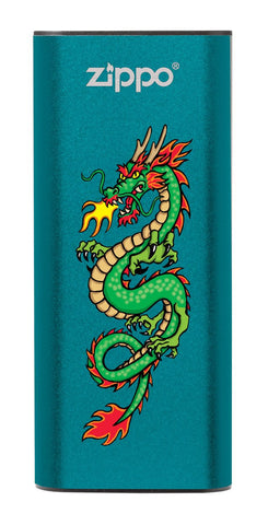 Front of Chinese Dragon: Blue HeatBank® 3-Hour Rechargeable Hand Warmer