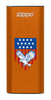 Front of Eagle and American Flag: Orange HeatBank® 3-Hour Rechargeable Hand Warmer