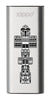 Front of Totem Pole: Silver HeatBank® 3-Hour Rechargeable Hand Warmer