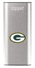 NFL Green Bay Packers: HeatBank 3-Hour Rechargeable Hand Warmer front silver