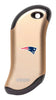 Front of champagne NFL New England Patriots: HeatBank 9s Rechargeable Hand Warmer