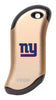 Front of champagne NFL New York Giants: HeatBank 9s Rechargeable Hand Warmer