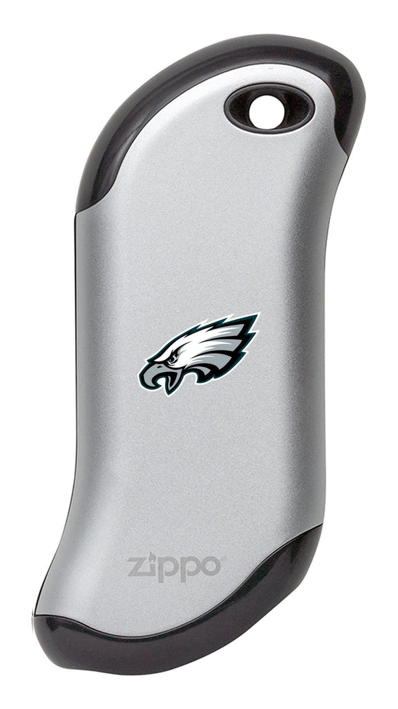 Silver NFL Philadelphia Eagles: HeatBank 9s Rechargeable Hand Warmer