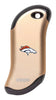 Front of champagne NFL Denver Broncos: HeatBank 9s Rechargeable Hand Warmer
