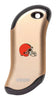 Front of champagne NFL Cleveland Browns: HeatBank 9s Rechargeable Hand Warmer